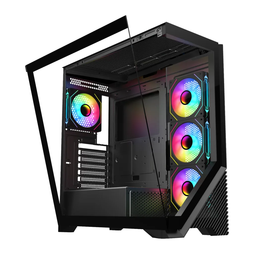 VENTO 750W 80+ BRONZE VG4202FLA Gaming E-ATX PC Kasası 360mm Soğutma Desteği görsel 4