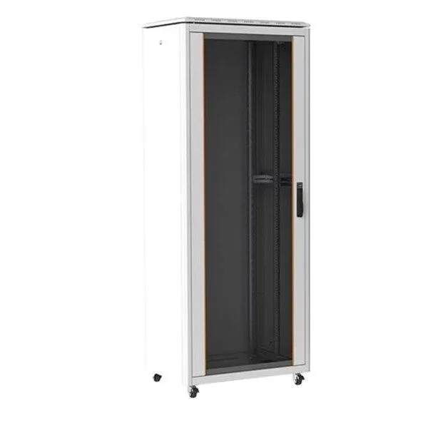 AGER 36U 600x600mm Dikili Tip Beyaz Kabinet Vega Cam Kapak