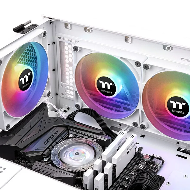 THERMALTAKE CT140 CL-F154-PL14SW-A ARGB Beyaz Fan Kiti 2-li Paket görsel 5