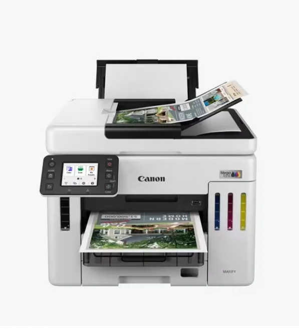 CANON A4 Renkli MAXIFY GX7140 Çok Fonksiyonlu Tanklı Yazıcı Tarayıcı Fotokopi USB 2.0,Ethernet,Kablosuz