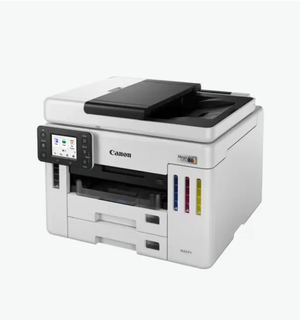 CANON A4 Renkli MAXIFY GX7140 Çok Fonksiyonlu Tanklı Yazıcı Tarayıcı Fotokopi USB 2.0,Ethernet,Kablosuz görsel 2