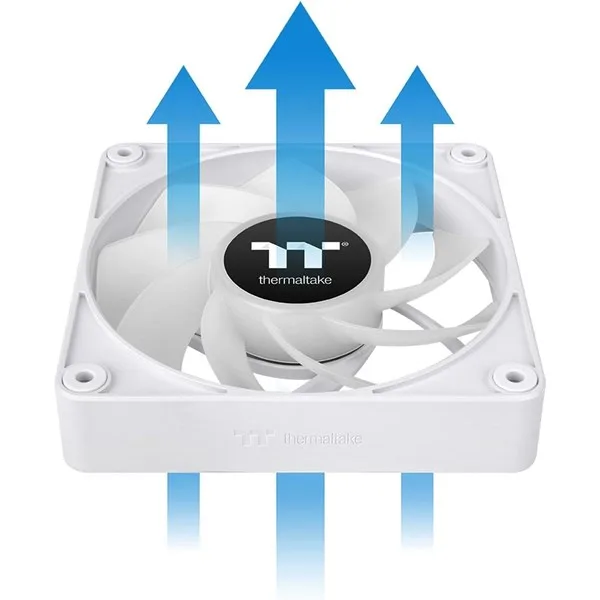 THERMALTAKE CT120 EX ARGB 120mm Fan Kiti 3-lü Paket Beyaz görsel 5