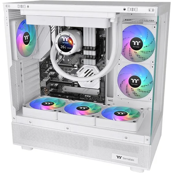 THERMALTAKE CT120 EX ARGB 120mm Fan Kiti 3-lü Paket Beyaz görsel 6