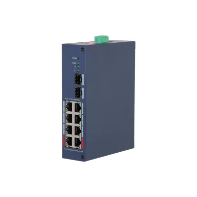 DAHUA 8port PoE 110w 2-SFP Gigabit Cloud Yönetilebilir Switch CHS4210-8GT-110 görsel 2