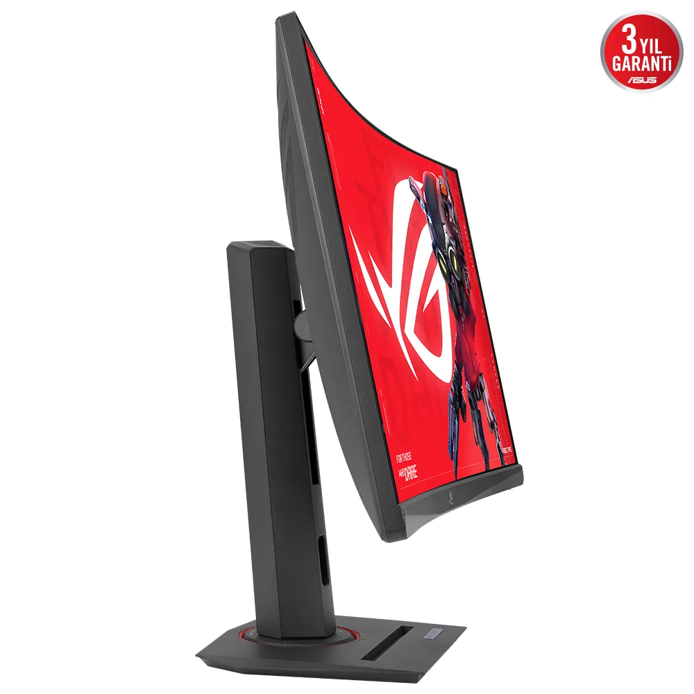 ASUS 27" FAST VA ROG STRIX XG27WCS 1MS 180Hz HDMI-DP-TYPE-C Kavisli Gaming Monitör (2560 X 1440) görsel 2