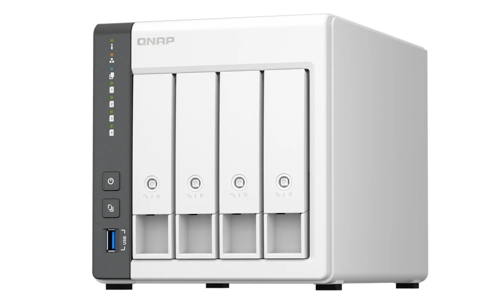 QNAP 4diskli ARM QC-4GB RAM-2.5GbE Nas Server TS-433-4G Distribütör Garantili görsel 5