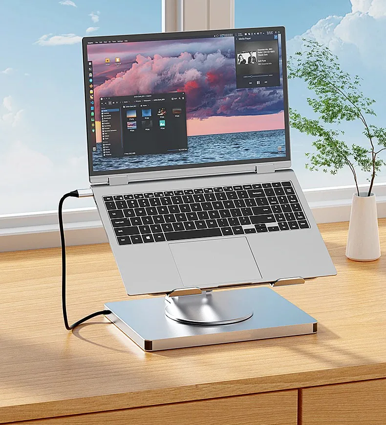 Codegen 10 in 1 Çok Fonksiyonlu Type-C Hub Notebook Macbook Standı Usb-C Docking Station NSC-101 görsel 4