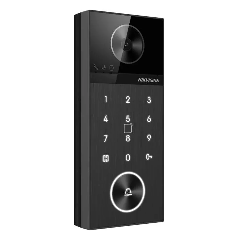 HIKVISION DS-KIS612-P IP Video İnterkom Seti - 7" Dokunmatik Ekran + 4MP Villa Kapı Zili + Kartlı Geçiş görsel 3