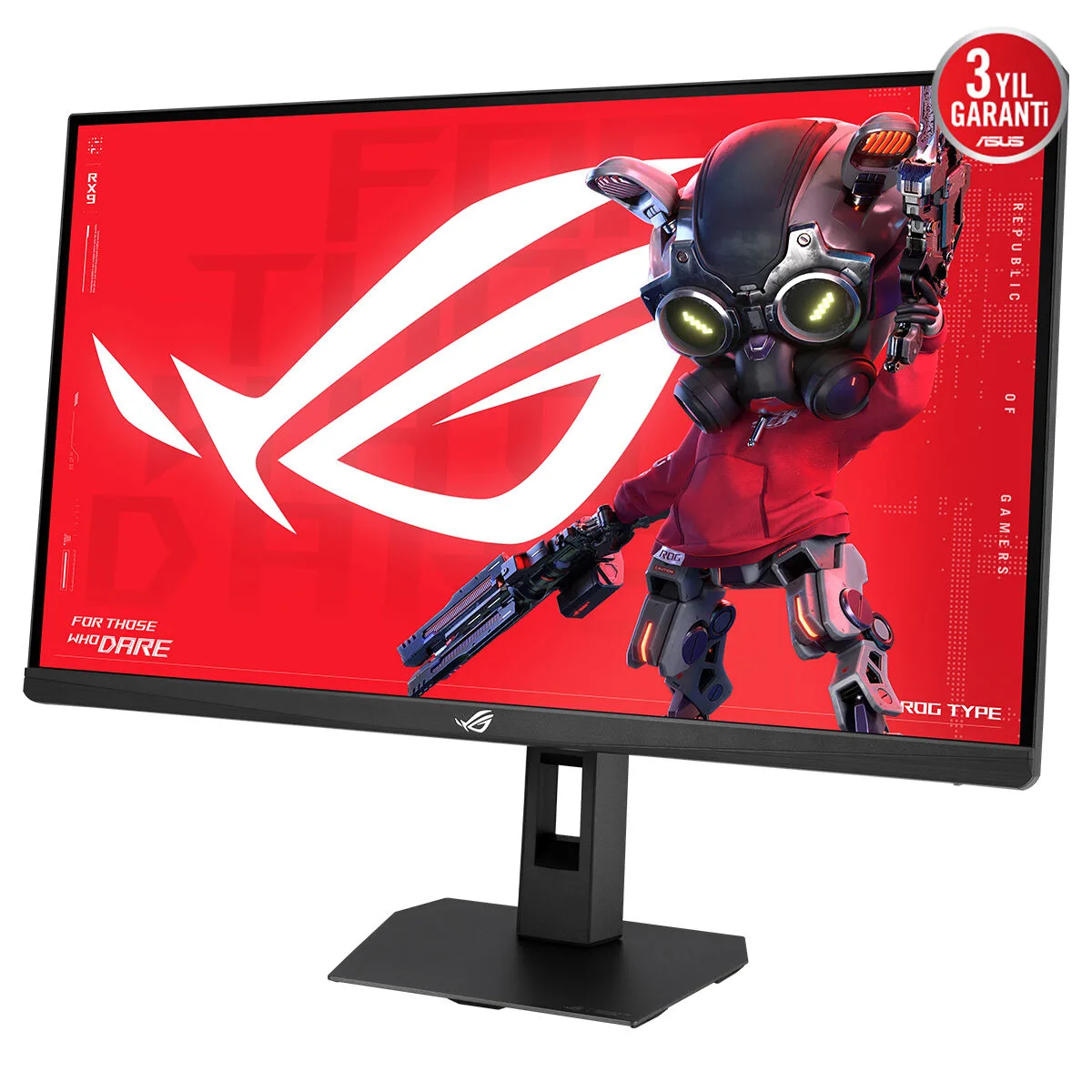 ASUS 27" IPS ROG STRIX XG27UCSR 0.3MS Çift Mod 160Hz-324HZ HDMI-DP TYPEC Pivt Gaming Monitör 3840x2160 / 90LM0CK0-B01171 görsel 7