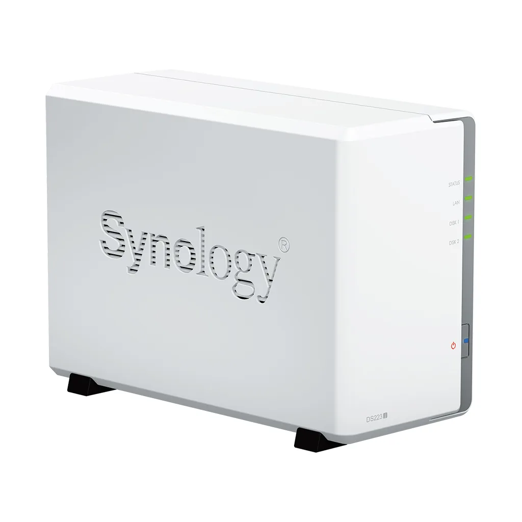 SYNOLOGY 2diskli Realtek QC-1GB RAM-Gigabit Nas Server DS223J görsel 6