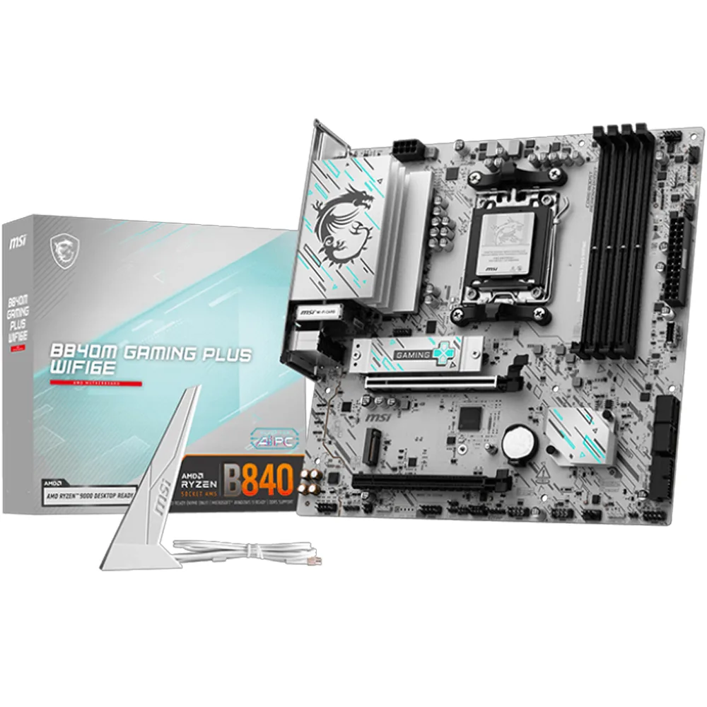 MSI B840M Gaming Plus WIFI6E DDR5 HDMI PCIE 5.0 AM5 Matx