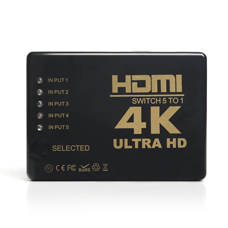 DARK 5port DK-HD-SW4X1K 5port HDMI (giriş) 1port HDMI (çıkış) 4K HDMI Switch görsel 2