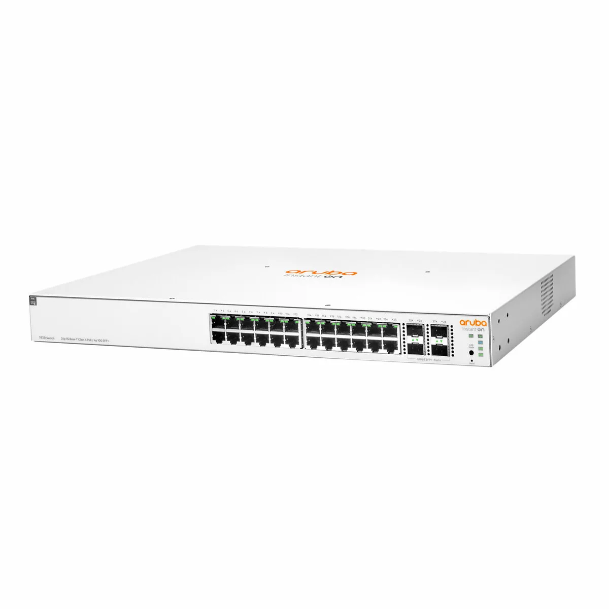 ARUBA 24port PoE 195w 4-SFP+ Gigabit Yönetilebilir Switch 1930-24G JL683B görsel 2