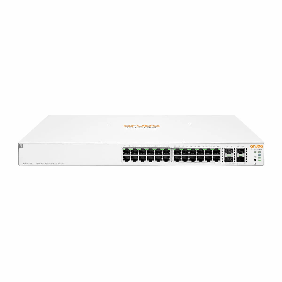 ARUBA 24port PoE 195w 4-SFP+ Gigabit Yönetilebilir Switch 1930-24G JL683B görsel 3