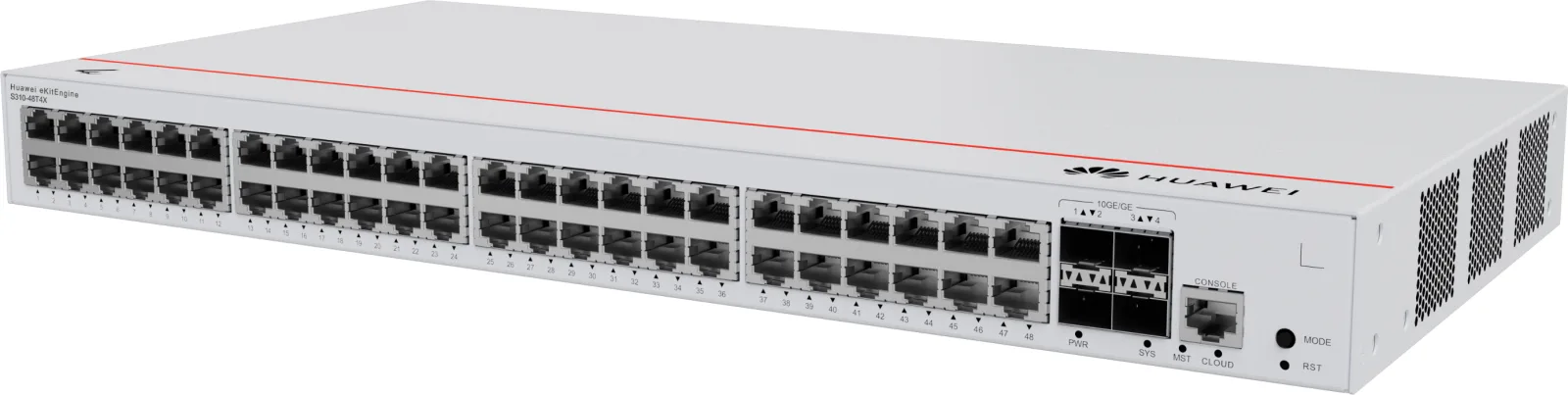 HUAWEI 48port eKIT S310-48T4X GIGABIT 4XSFP+ Yönetilebilir Switch RackMount Layer3 görsel 2
