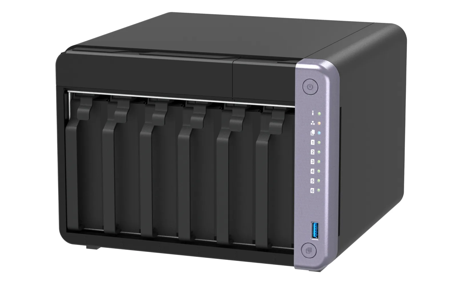 QNAP 6diskli Alpine AL524 QC-8GB RAM-2-10GbE SFP+ Nas Server TS-632X (50296) görsel 5