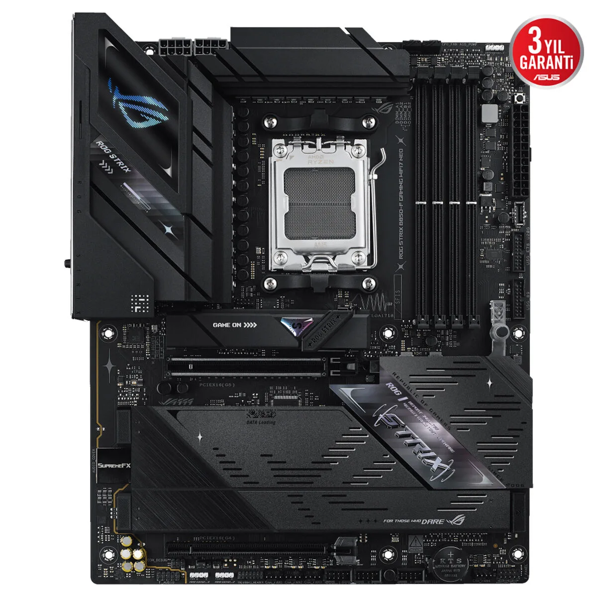 ASUS ROG STRIX B850-F GAMING WIFI7 NEO DDR5 HDMI PCIE 5.0 AM5 ATX Kurumsal Anakart görsel 7