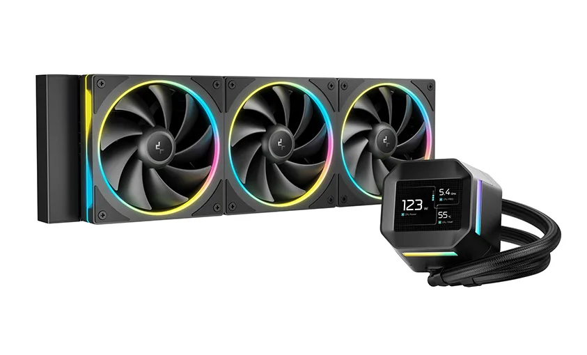 DEEPCOOL 360MM LCD LM360 ARGB AM5-1851p Sıvı Soğutmalı İşlemci Fanı görsel 6