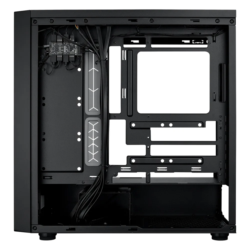 COOLERMASTER MASTERBOX 600 TG MB600-KGNN-S00 3-14CM RGB Fanlı Gaming EATX PC Kasası görsel 5