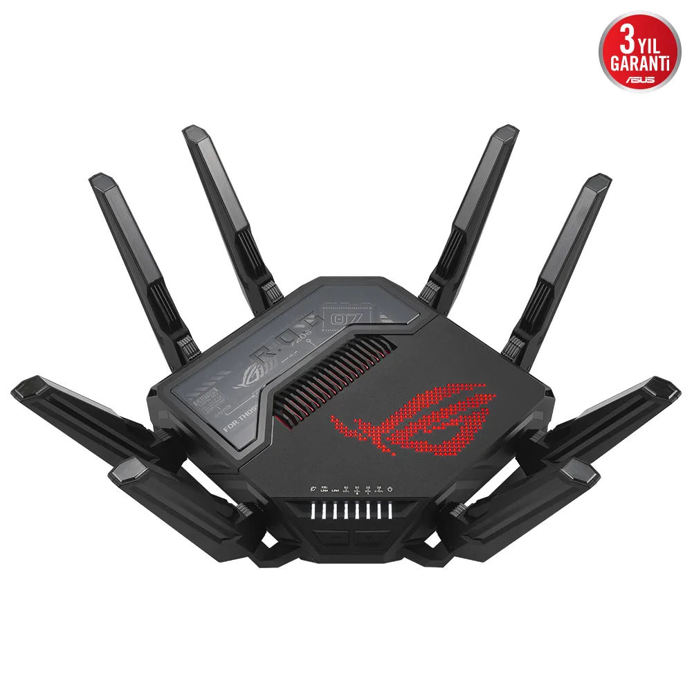 ASUS GT-BE98 WIFI7 BE25000 Üç Bant Gaming Router / 90IG08F0-MO9A0V görsel 14