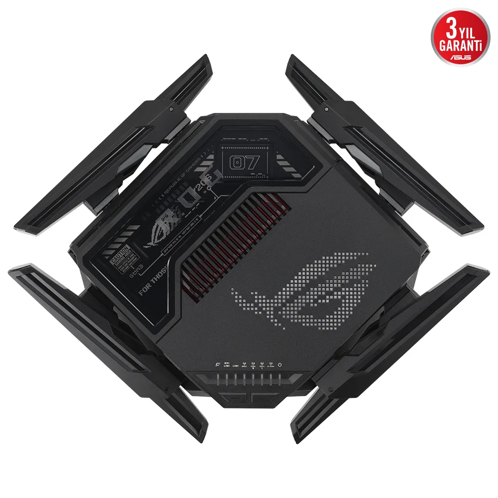 ASUS GT-BE98 WIFI7 BE25000 Üç Bant Gaming Router / 90IG08F0-MO9A0V görsel 10