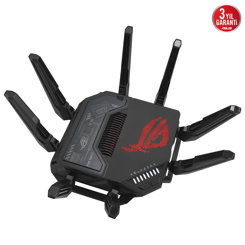 ASUS GT-BE98 WIFI7 BE25000 Üç Bant Gaming Router / 90IG08F0-MO9A0V görsel 12