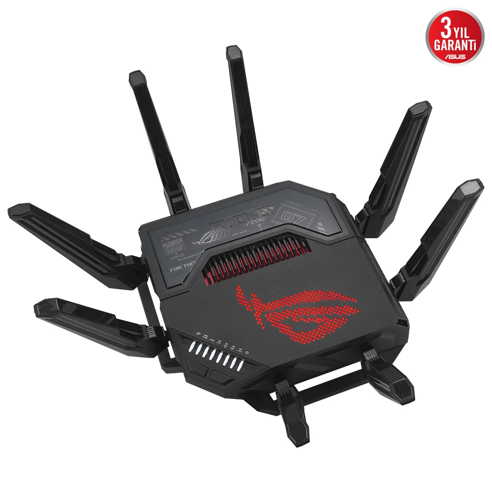 ASUS GT-BE98 WIFI7 BE25000 Üç Bant Gaming Router / 90IG08F0-MO9A0V görsel 13