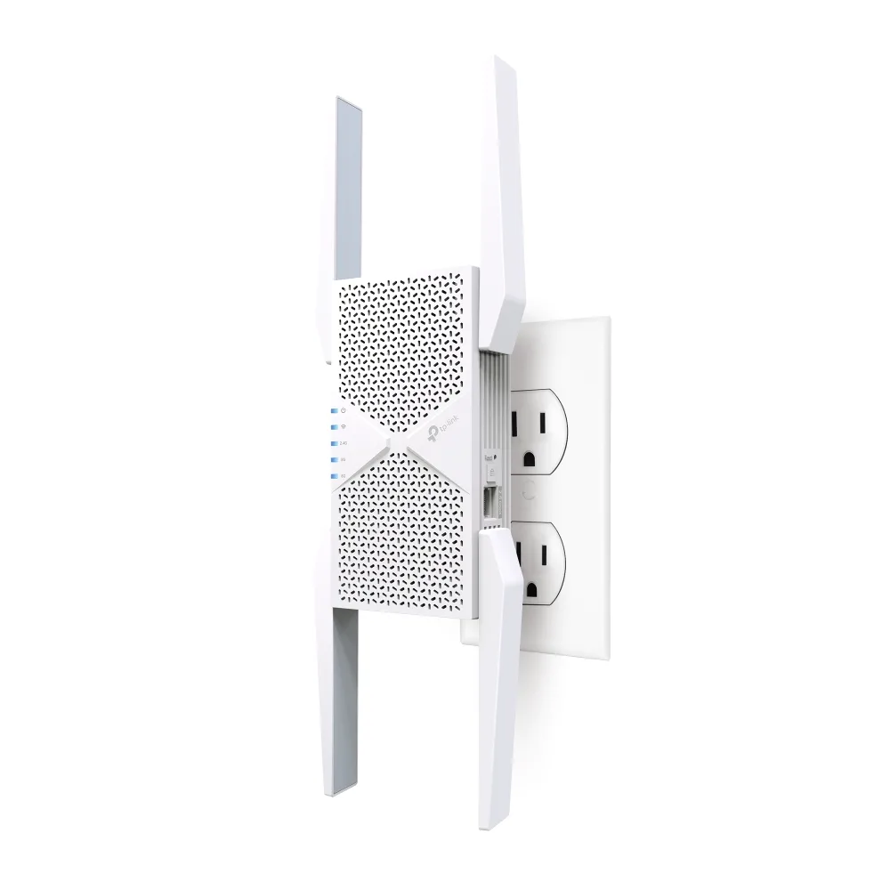 TP-LINK RE655BE WIFI7 BE9300 Üç Bant Menzil Genişletici Priz Tip görsel 7