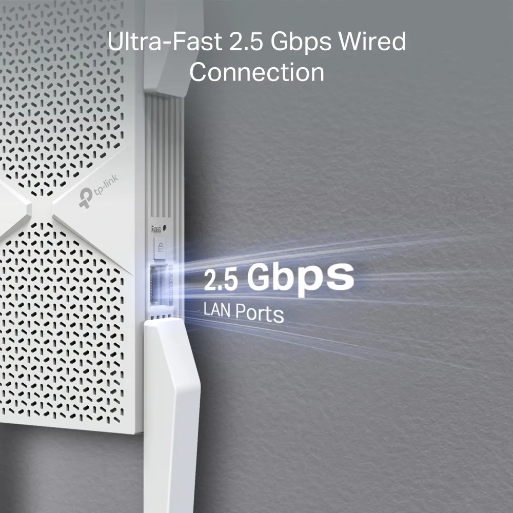 TP-LINK RE655BE WIFI7 BE9300 Üç Bant Menzil Genişletici Priz Tip görsel 3