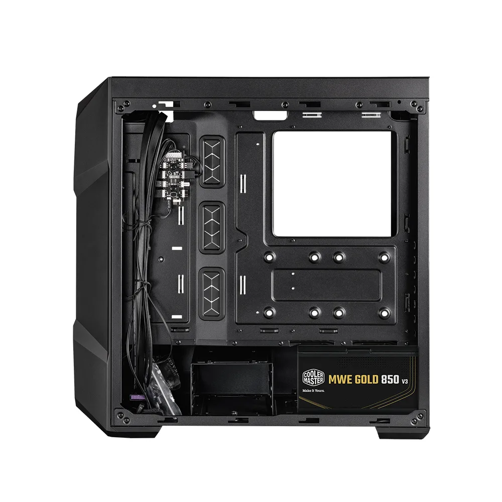 COOLERMASTER 850W 80+ GOLD TD500 V2 TG TD500V2-KGNN85-STU 4-ARGB Fanlı Gaming EATX PC Kasası